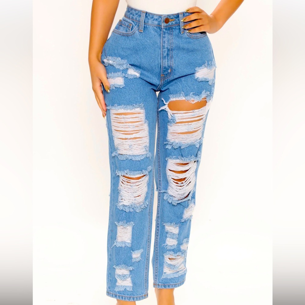 Woman’s Ripped Jeans